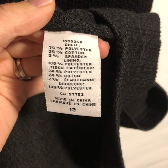 Alfred Sung “Jacquard” Black Dress Size 12 - Picture 7 of 8